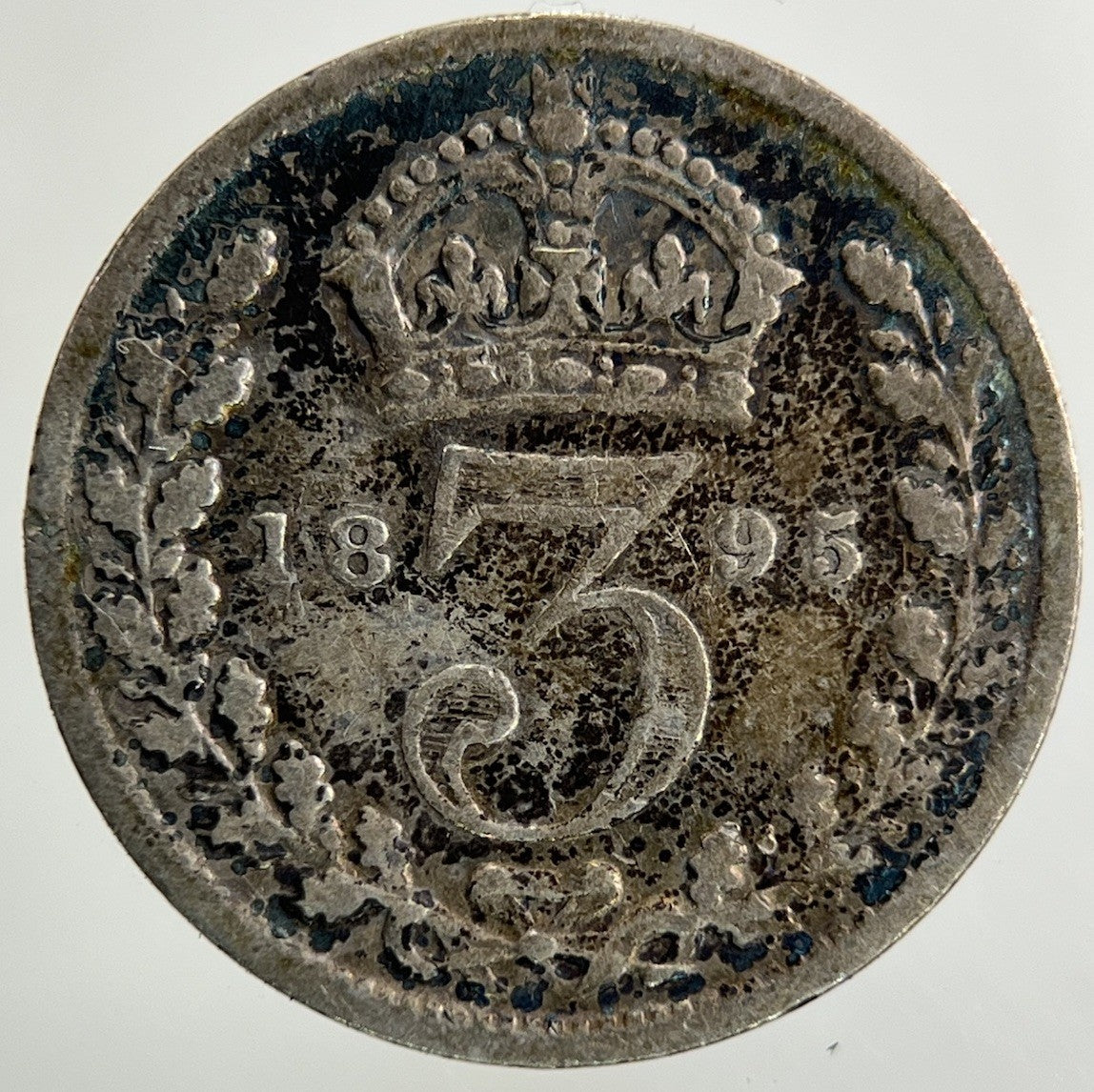1895 Victoria Threepence Silver Coin | Collectable Grade