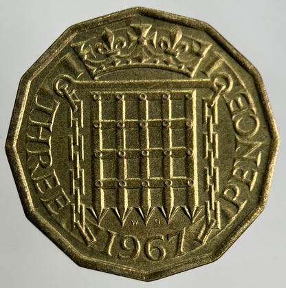 1967 Elizabeth II 2nd Brass Threepence Coin | Fine Collectable Grade