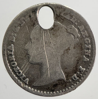 1859 Victoria Maundy One - Pence Silver Coin | Fair Grade