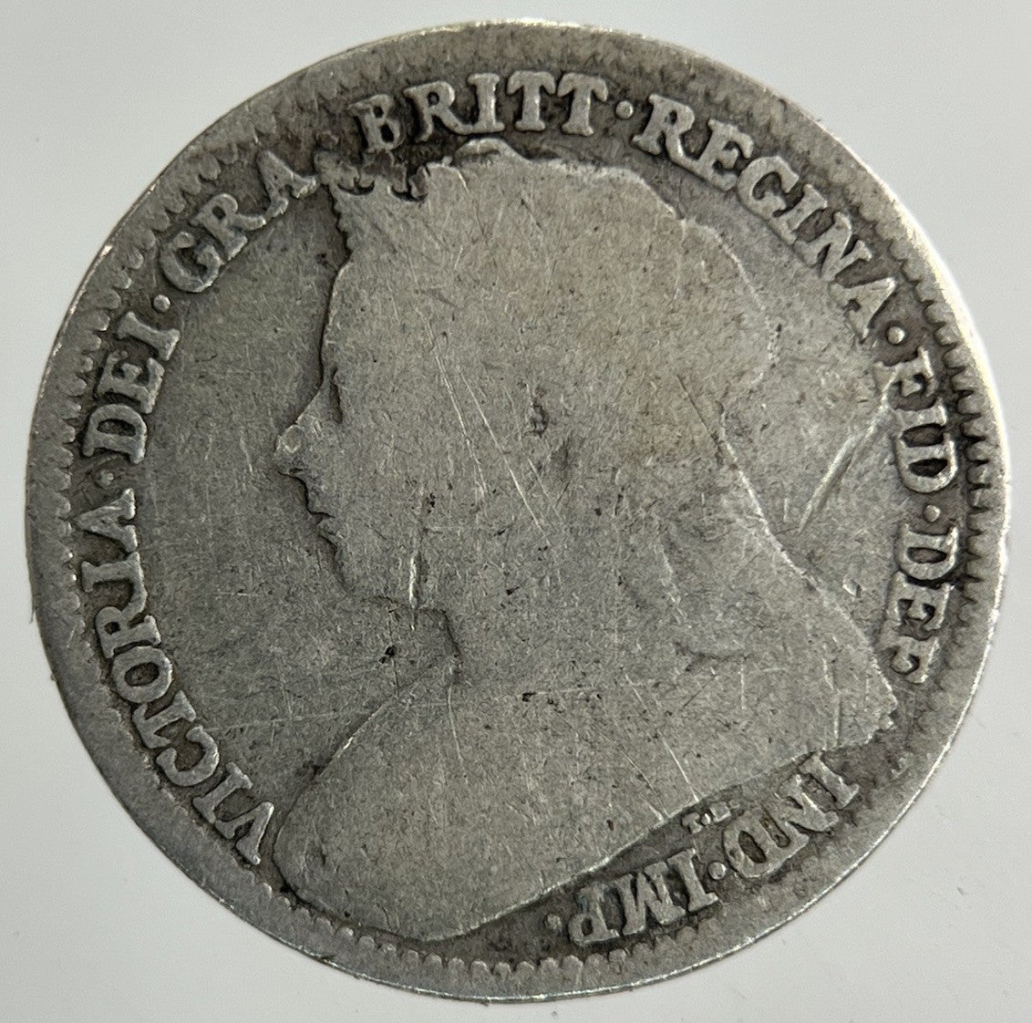 1893 Victoria Threepence Silver Coin | Collectable Grade