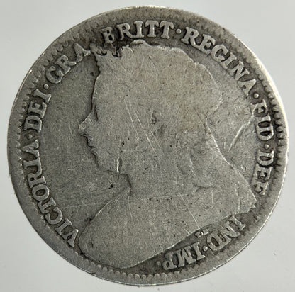1893 Victoria Threepence Silver Coin | Collectable Grade