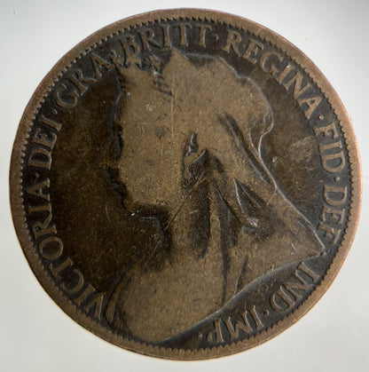 1897 Victoria One Penny Coin | Collectable Grade