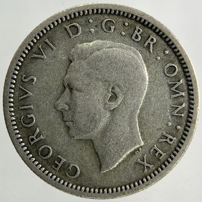 1937 George VI Sixpence Silver Coin | Fine Collectable Grade