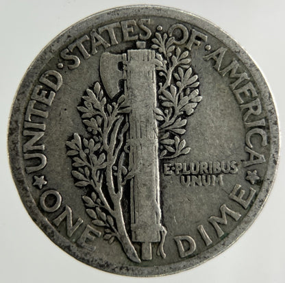 1916 US USA Mercury Dime Silver Coin | Collectable Grade