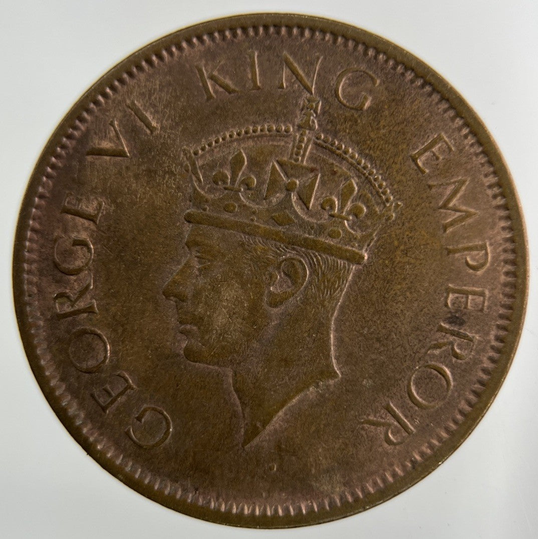 1940 India Quarter 1/4 Anna Coin | Fine Collectable Grade