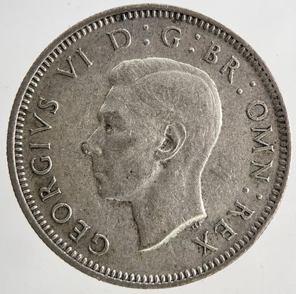 1943 George VI British Shilling Silver Coin | Fine Collectable Grade | a9022