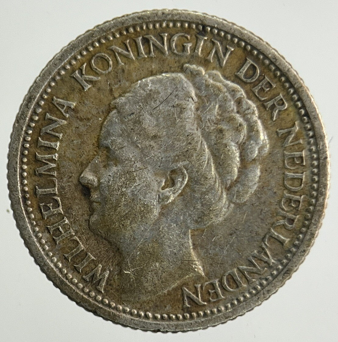 1947 Netherlands 1/10 Gulden Silver Coin | Fine Collectable Grade