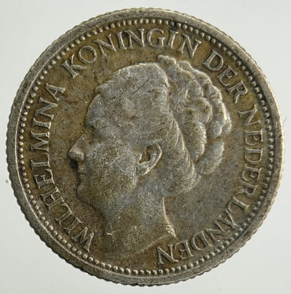 1947 Netherlands 1/10 Gulden Silver Coin | Fine Collectable Grade