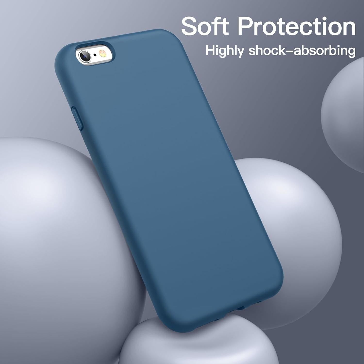 iPhone SE 2020 2nd Gen Ocean Blue Bumper Silicone Shockproof Protective Case