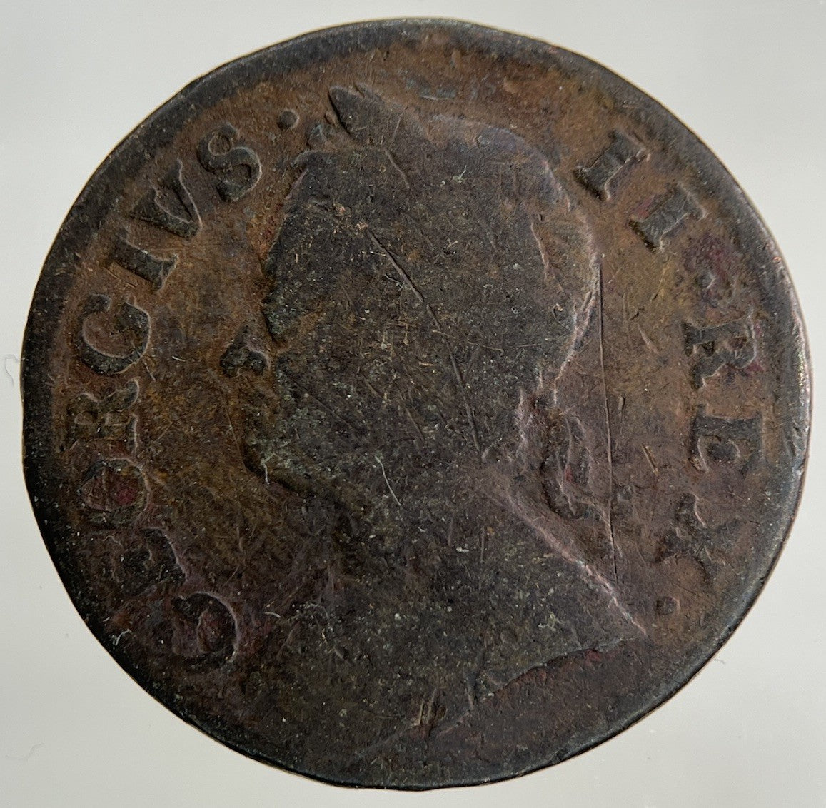 1754 George II 2nd Farthing Coin | Collectable Grade