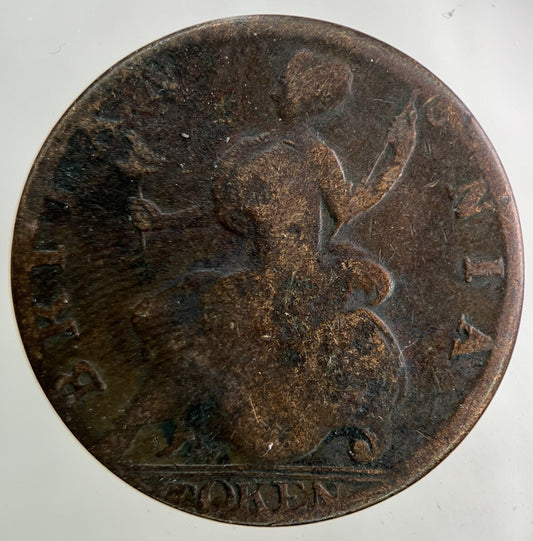 British George III 3rd Half - penny Token Evasion Coin | Collectable Grade