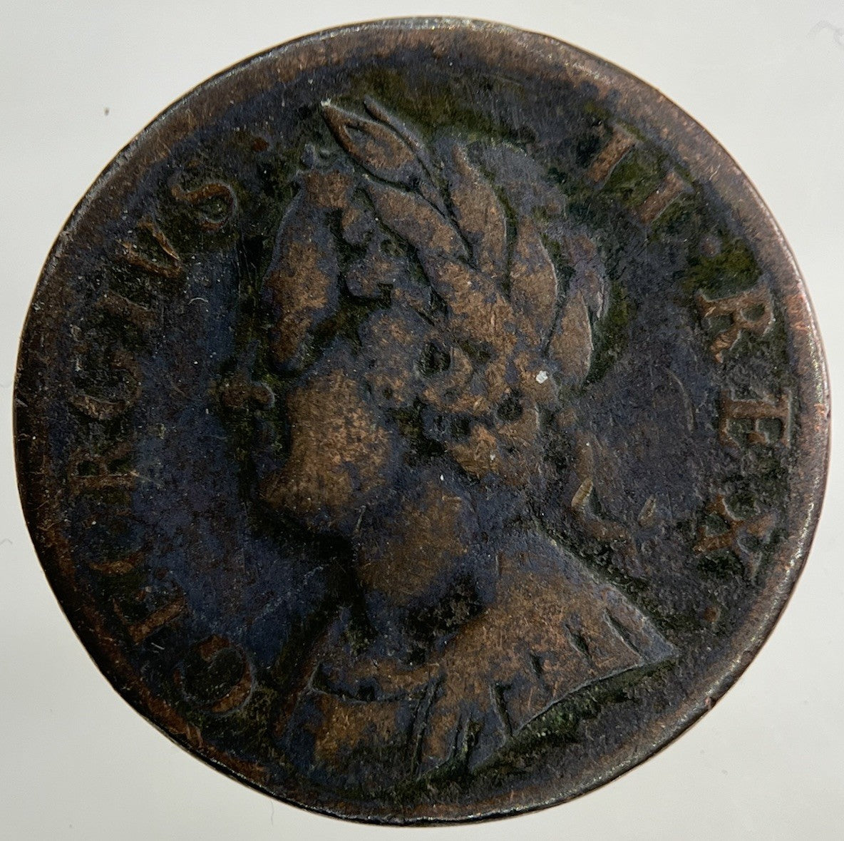 1754 George II 2nd Farthing Coin | Fine Collectable Grade