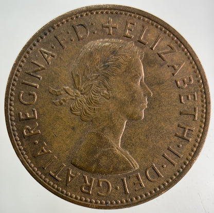 1964 Elizabeth II 2nd One Penny Coin | Fine Collectable Grade
