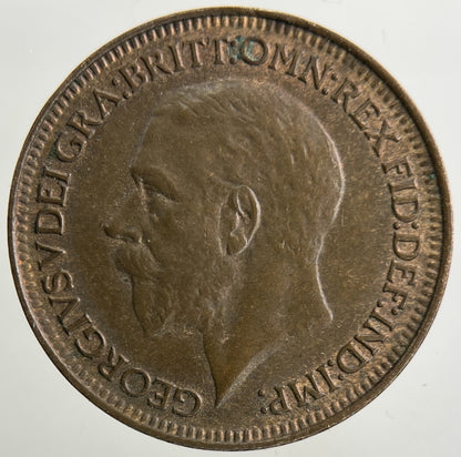 1931 George V Farthing Coin | Very High Grade