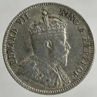 1910 East Africa 25 Cents Silver Coin | Very High Grade