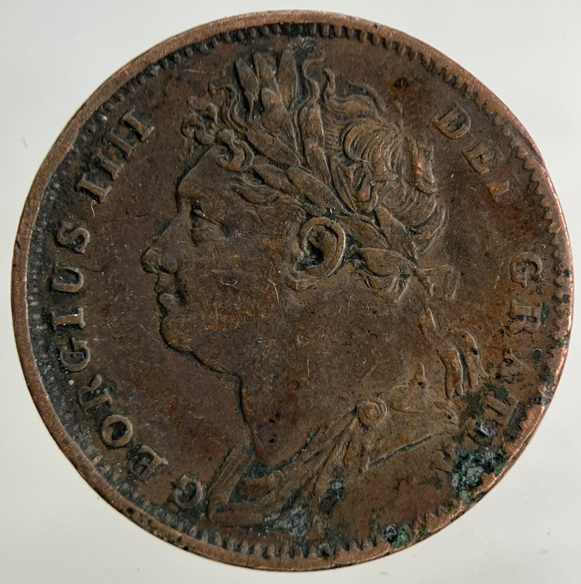 1825 George IV Farthing Coin | Fine Collectable Grade