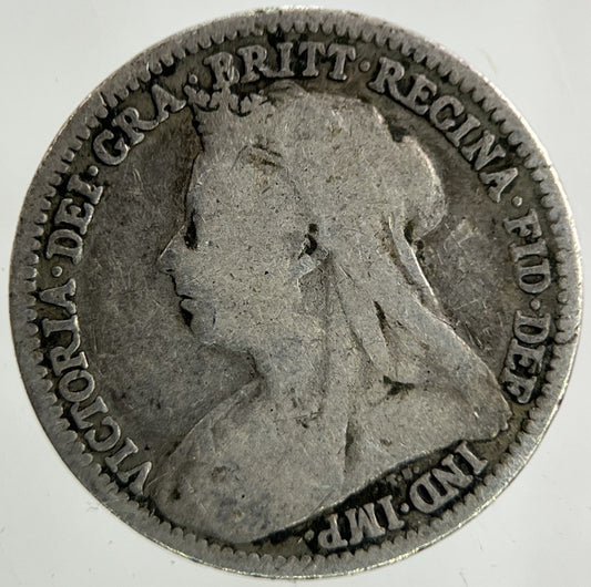 1900 Victoria Threepence Silver Coin | Collectable Grade