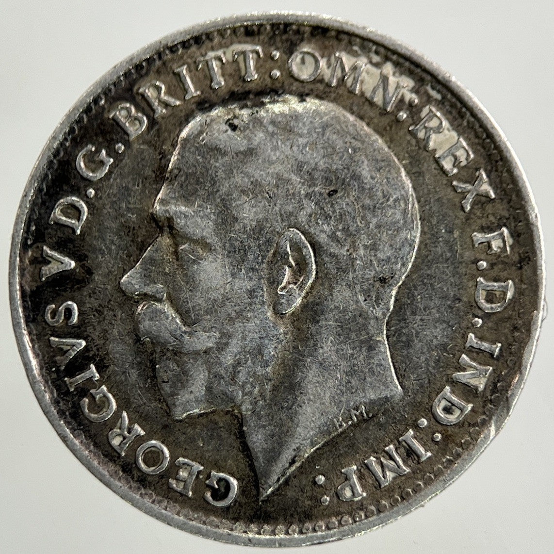 1918 George V Threepence Silver Coin | Very High Grade