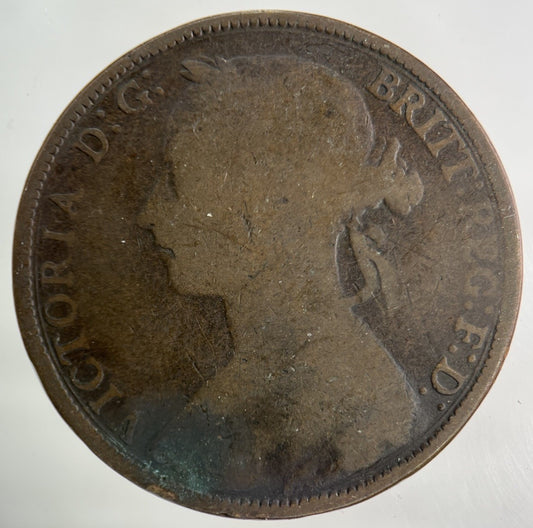 1885 Victoria One Penny Coin | Collectable Grade