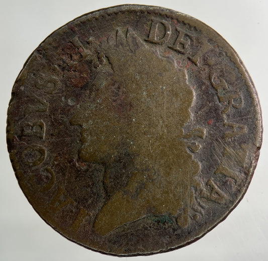 1690 Irish Ireland Gun Money Half - Crown Coin | Collectable Grade