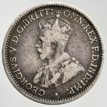 1919 - M Australia Threepence Silver Coin | Collectable Grade