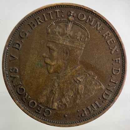 1917 Australia One Penny Coin | Fine Collectable Grade