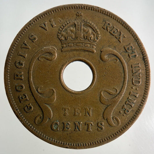 1942 East Africa 10 Cents Coin | Fine Collectable Grade