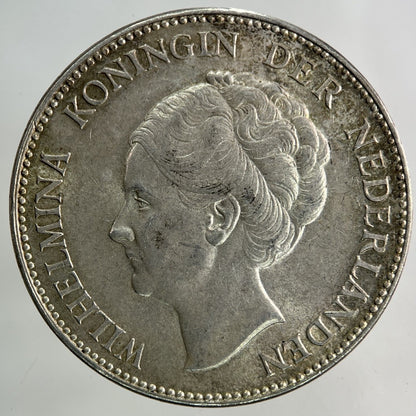 1940 Netherlands 1 Gulden Silver Coin | Very High Grade