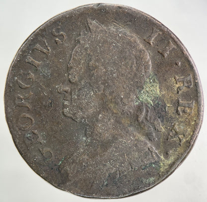1749 George II 2nd Half - Penny Coin | Collectable Grade