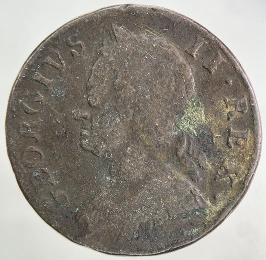 1749 George II 2nd Half - Penny Coin | Collectable Grade