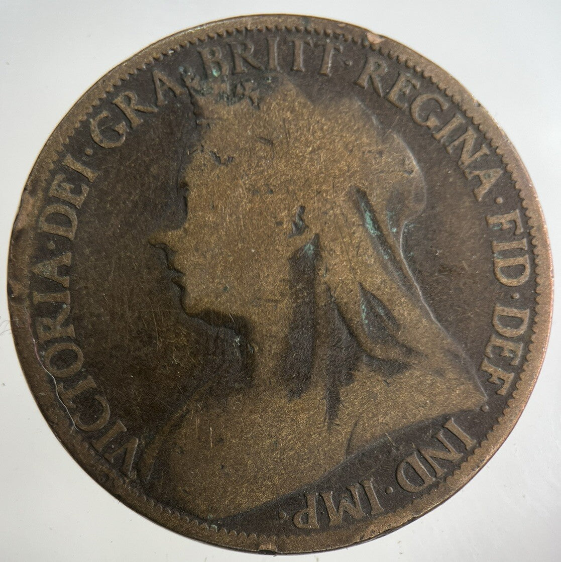 1897 Victoria One Penny Coin | Collectable Grade