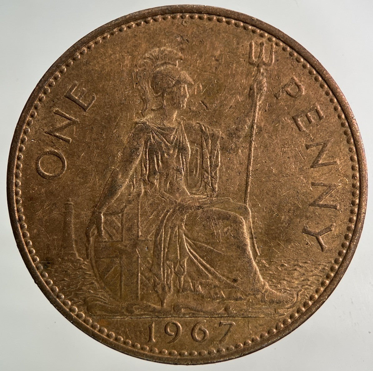 1967 Elizabeth II 2nd One Penny Coin | Collectable Grade