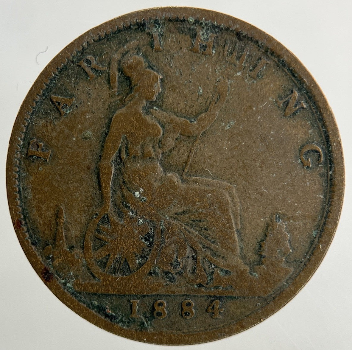 1884 Victoria Farthing Coin | Collectable Grade