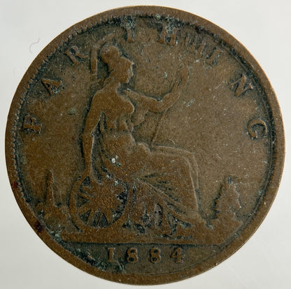 1884 Victoria Farthing Coin | Collectable Grade