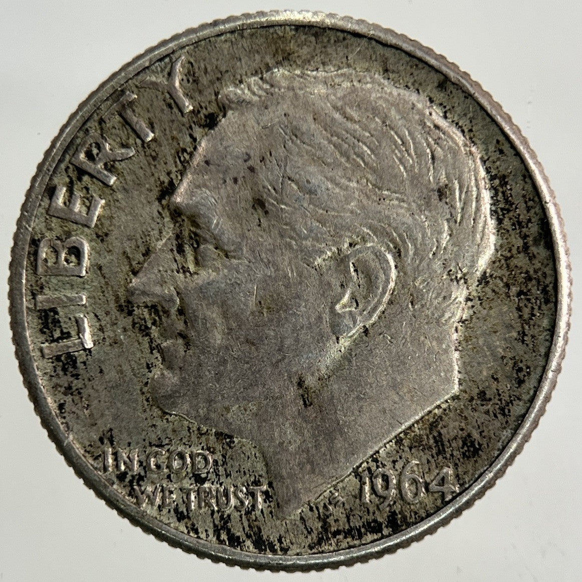 1964 - D US USA Roosevelt Dime Silver Coin | Fine Collectable Grade