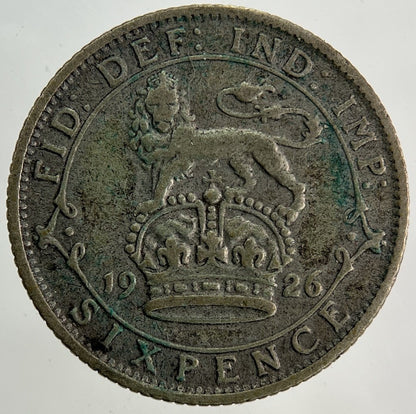 1926 George V Sixpence Silver Coin | Fine Collectable Grade