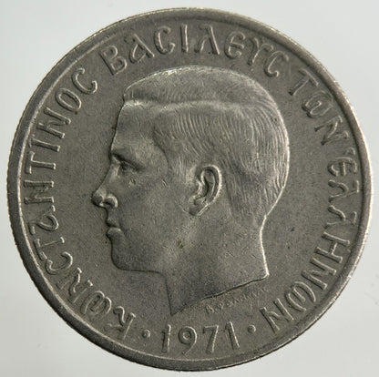 1971 Greece 1 Drachma Coin | Fine Collectable Grade