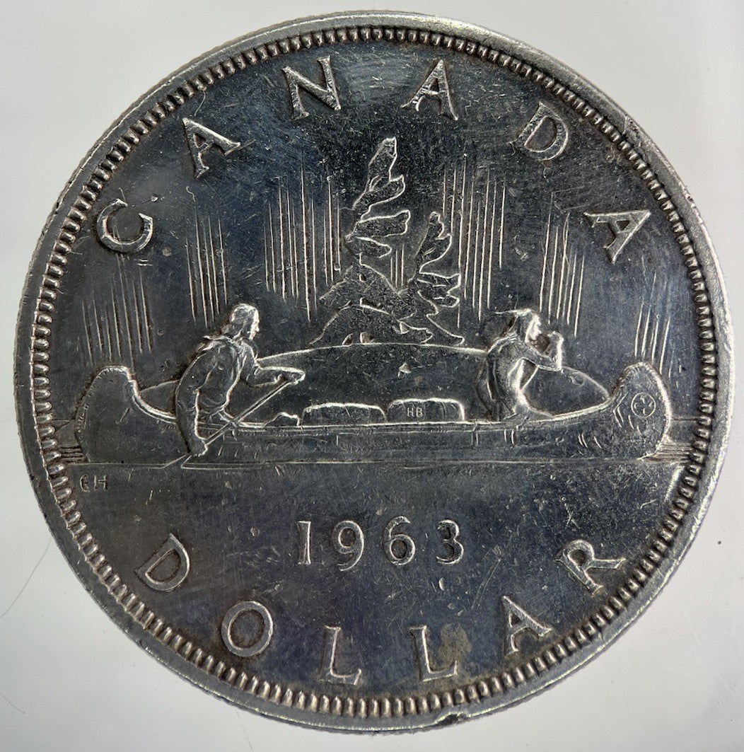 1963 Canada One Dollar Silver Coin | Very High Grade