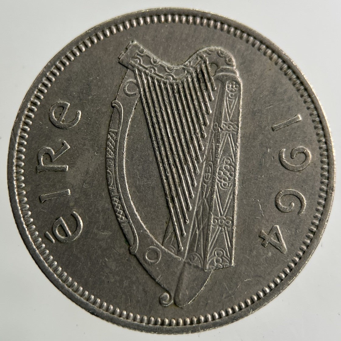 1964 Irish Ireland One Shilling Coin | Fine Collectable Grade