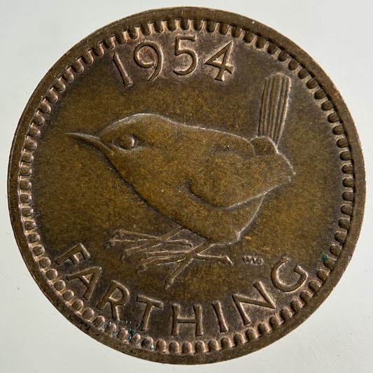 1954 Elizabeth II 2nd Farthing Coin | Very High Grade