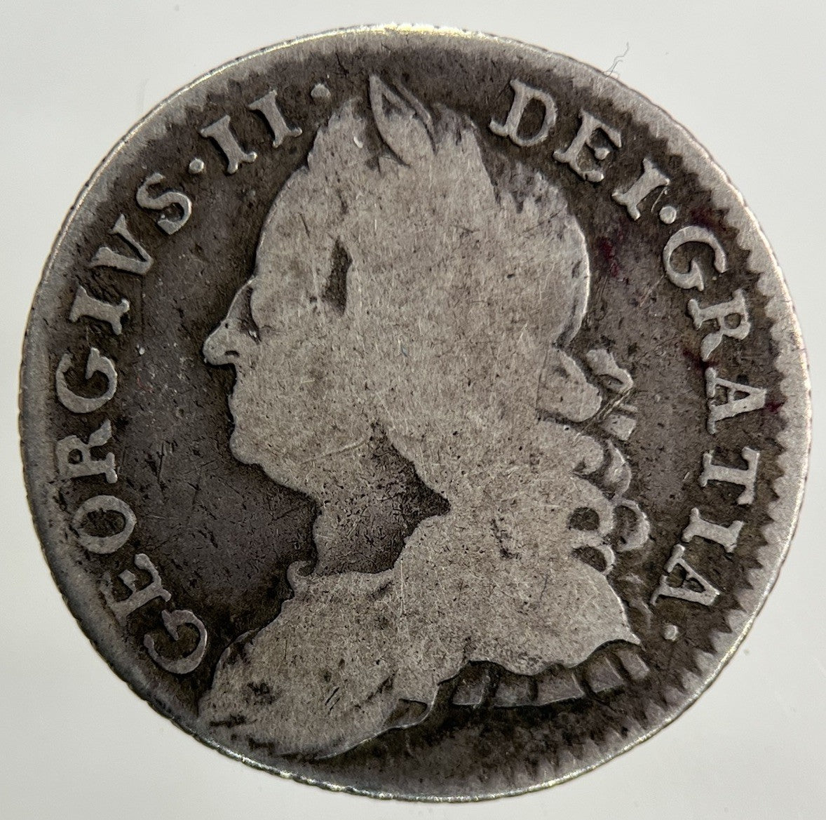 1758 George II 2nd Sixpence Silver Coin | Collectable Grade