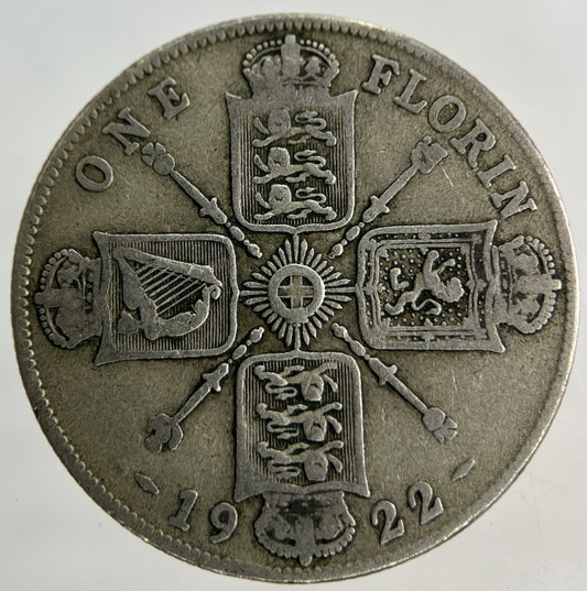 1922 George V Florin Silver Coin | Fine Collectable Grade