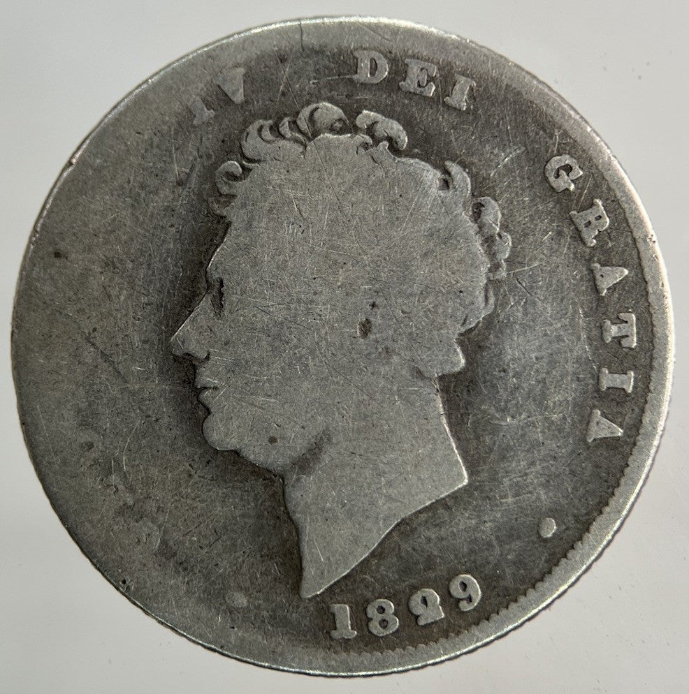 1829 George IV Shilling Silver Coin | Collectable Grade