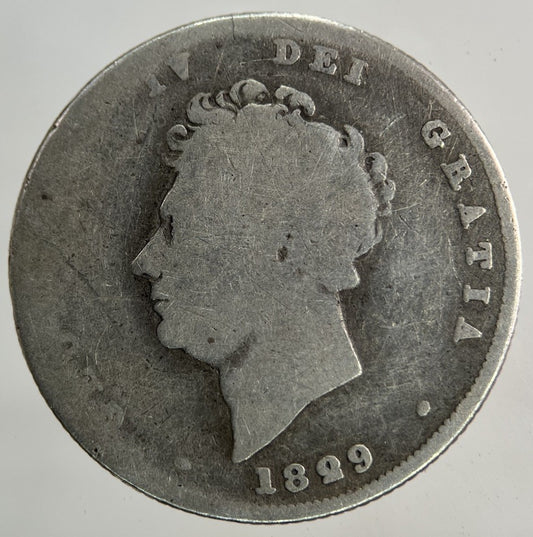 1829 George IV Shilling Silver Coin | Collectable Grade