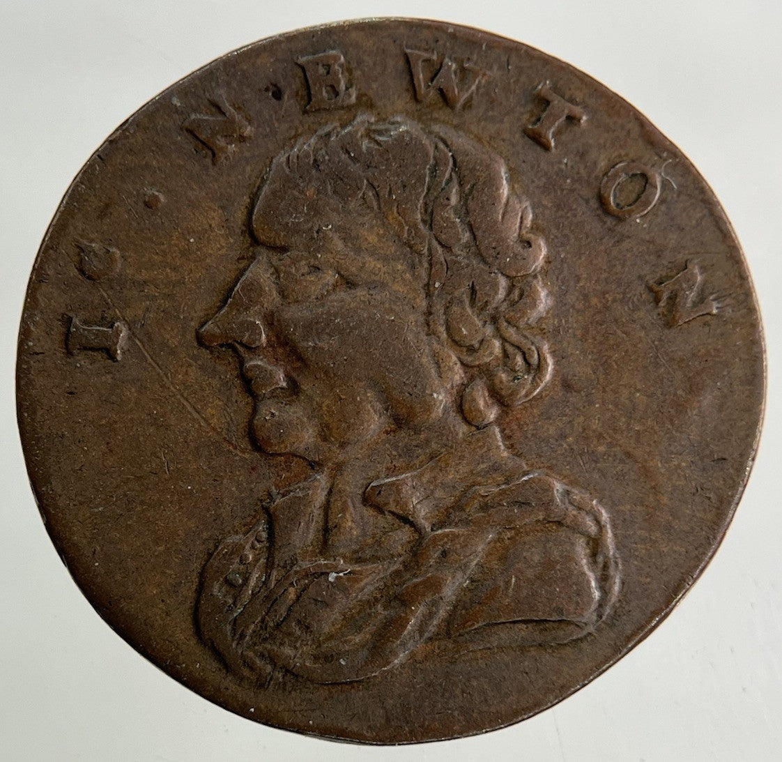 1793 Middlesex Sir Isaac Newton Farthing Coin | Fine Collectable Grade