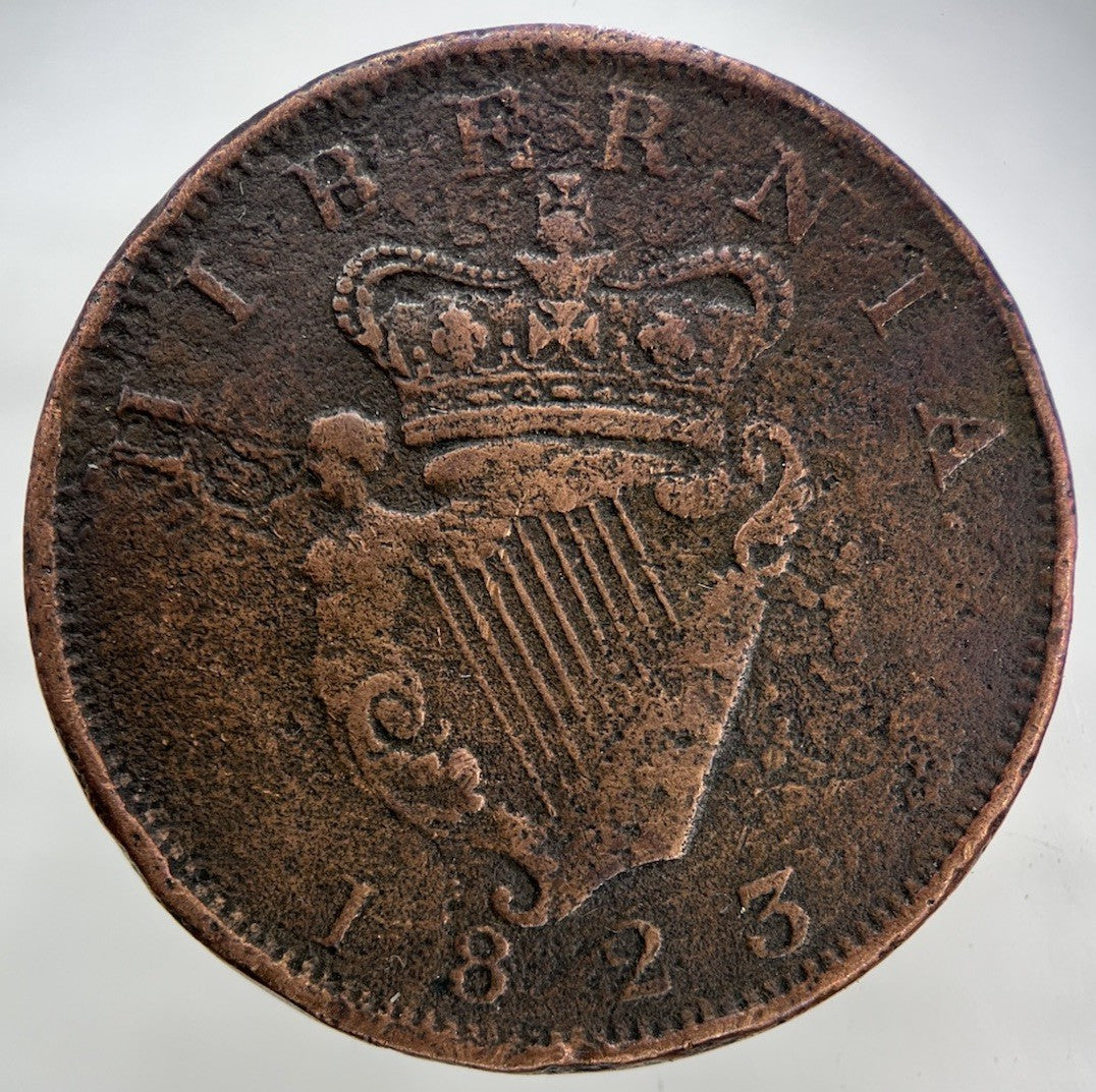 1823 Irish One Penny Coin | Fine Collectable Grade