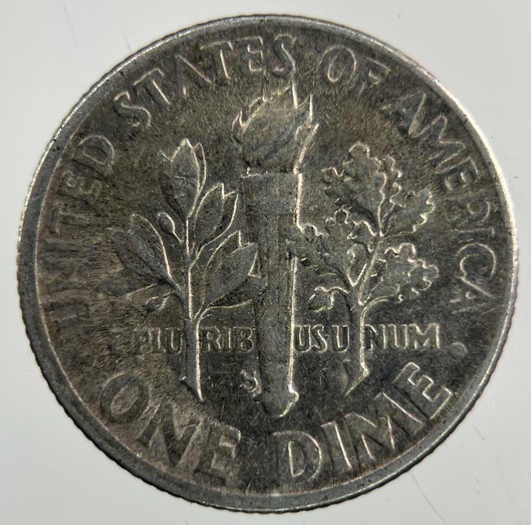 1952 - S US USA Roosevelt Dime Silver Coin | Fine Collectable Grade