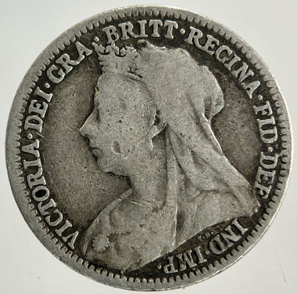 1900 Victoria Threepence Silver Coin | Collectable Grade