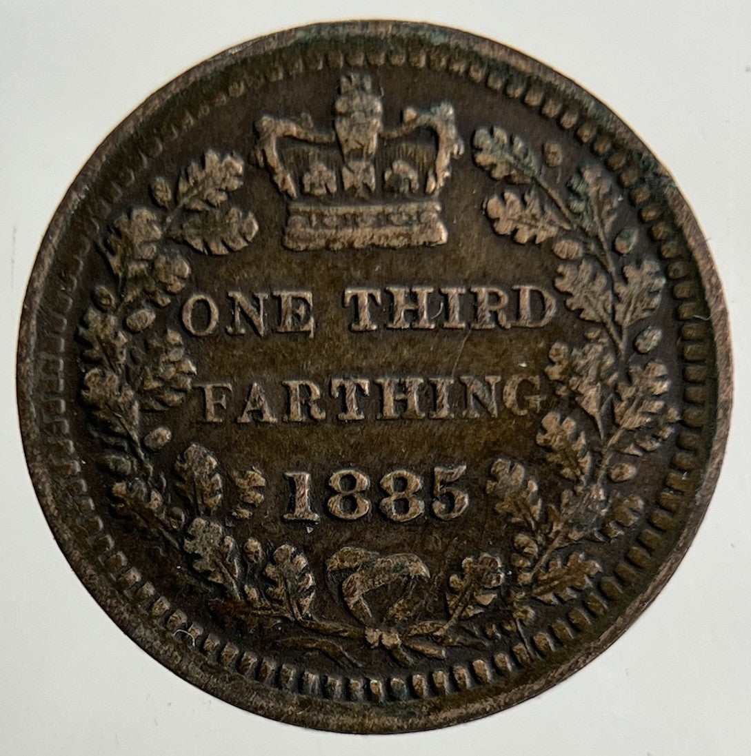1885 Victoria One Third 1/3 Farthing Coin | Very High Grade