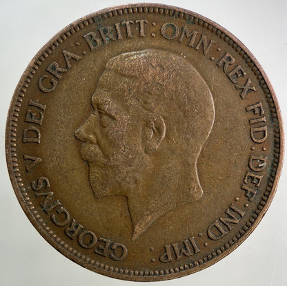 1929 George V One Penny Coin | Fine Collectable Grade